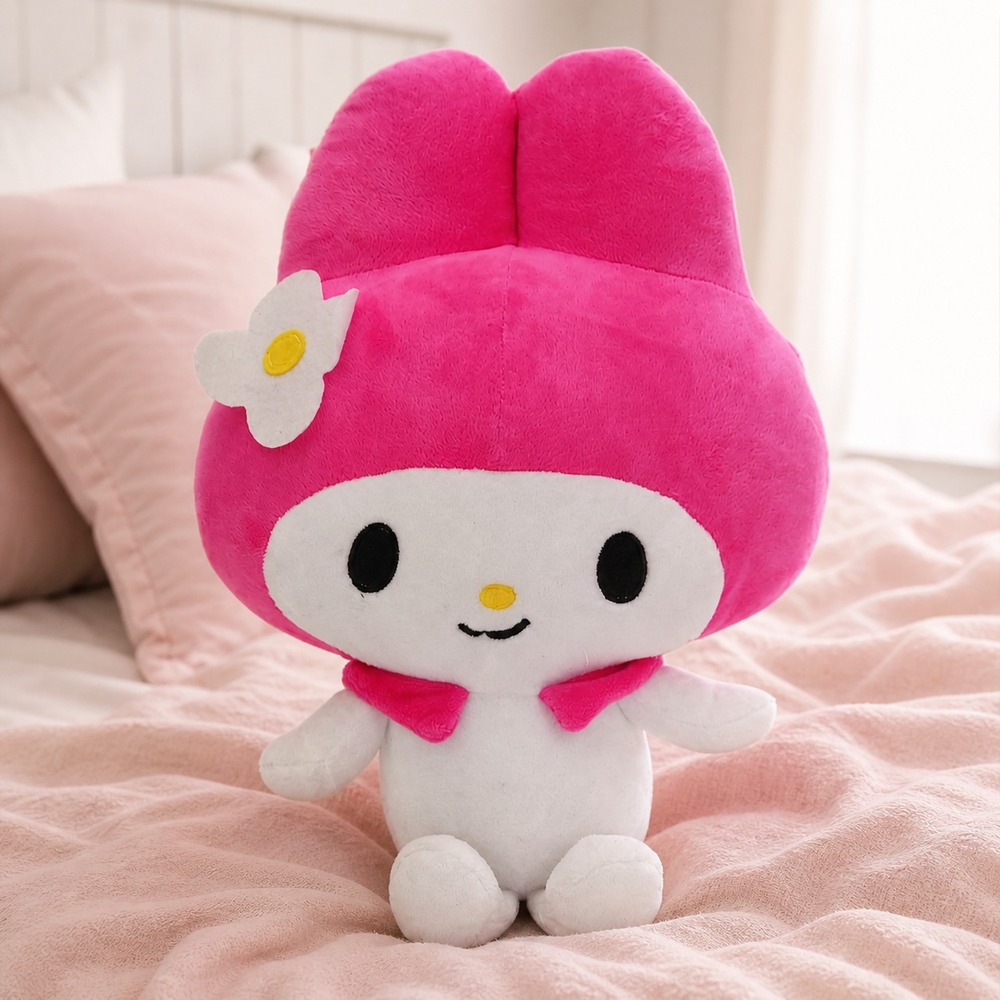 My Melody Plush Bunny 15.5" Sanrio Licensed Fiesta 2012 Large Stuffed Toy